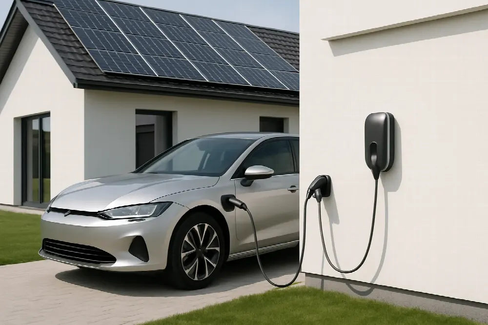 Ładowanie samochodu elektrycznego w domu